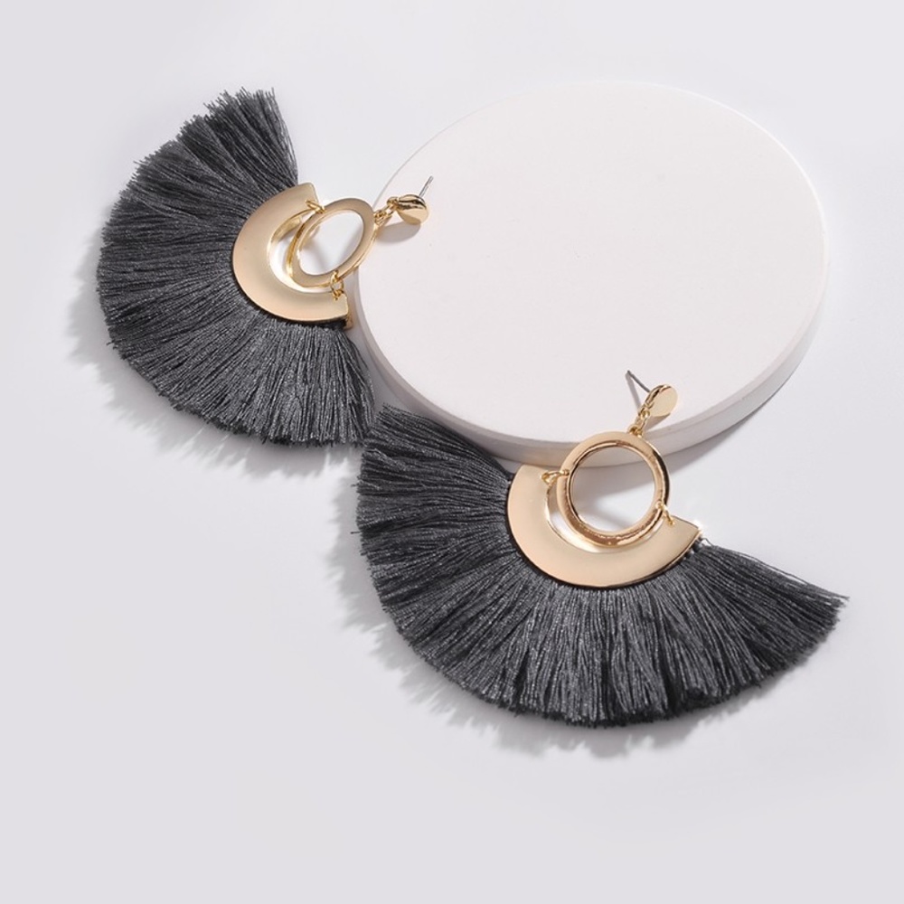 Erica Nikol Felicity Fringe Drop Earring -2 Colors